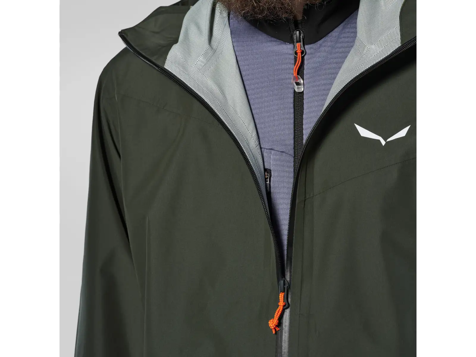 Salewa Puez 2.5L Powertex men's jacket Dark Olive