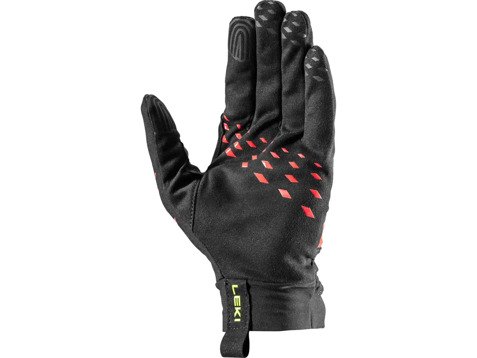 Leki Ultra Trail Storm gloves Black/Red/Neon Yellow