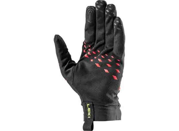 Leki Ultra Trail Storm gloves Black/Red/Neon Yellow