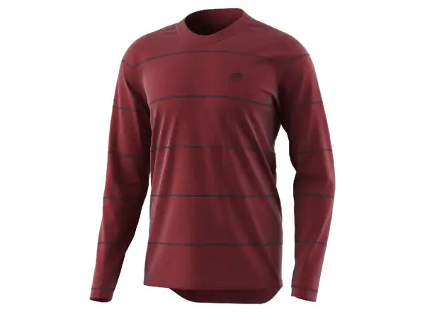 Troy Lee Designs Flowline men's jersey long sleeve Revert wine