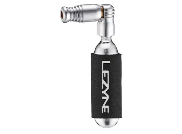 Lezyne Trigger Speed Drive CO2 pump silver/hi-gloss + 16g cartridge