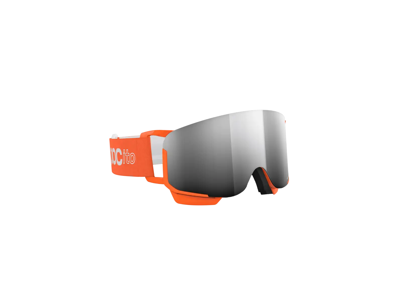 POC POCito Nexal kids ski goggles Fluorescent Orange/Partly Sunny Silver