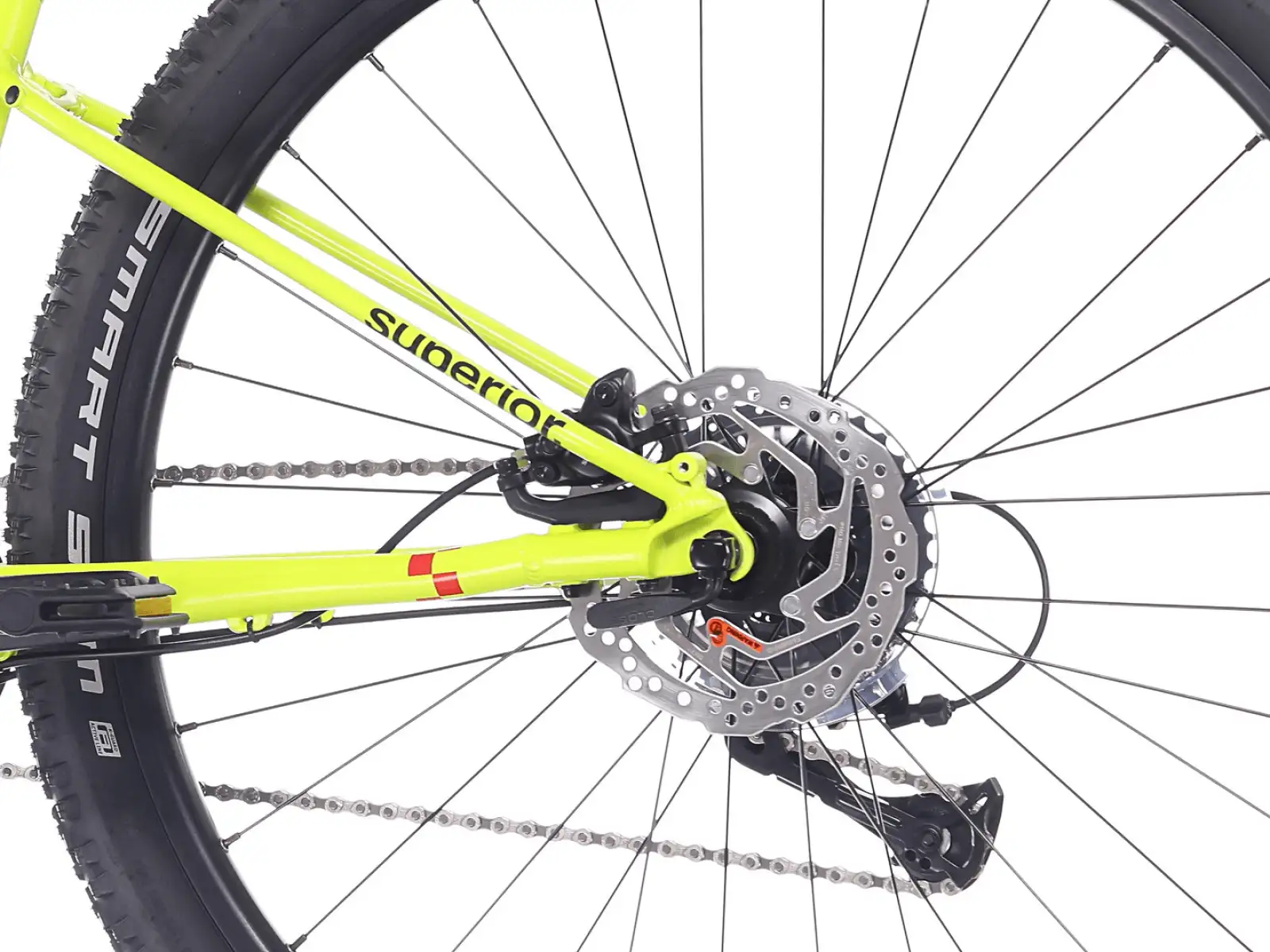 Superior RACER 27 kid's bike Matte Radioactive Yellow