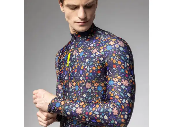 Alé Pragma men's insulated jersey long sleeve Flowery