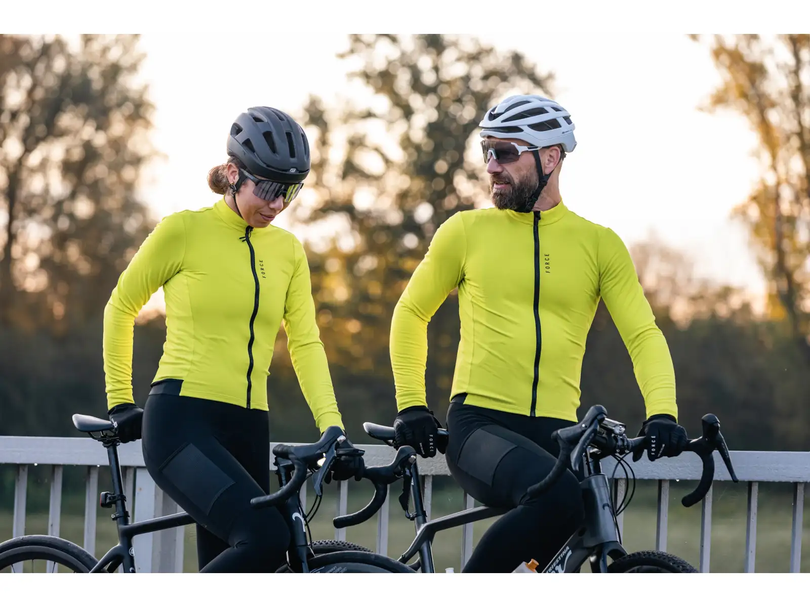 Force Endless jersey long sleeve fluo yellow