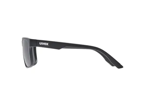 Uvex Poise P sunglasses Black Matt/Smoke