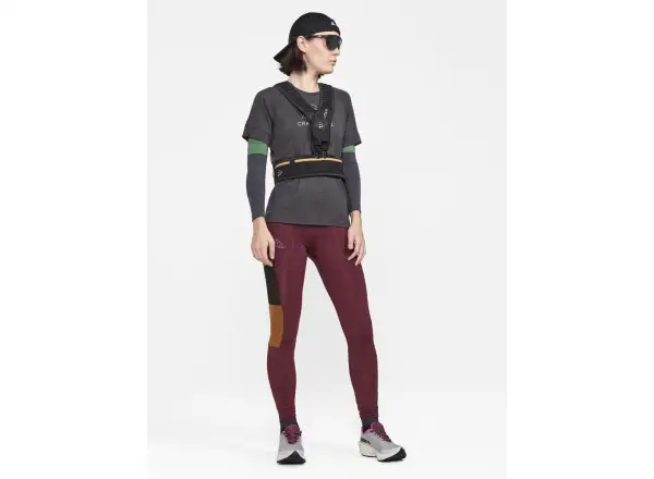 Craft ADV Trail Wool women's short sleeve shirt black