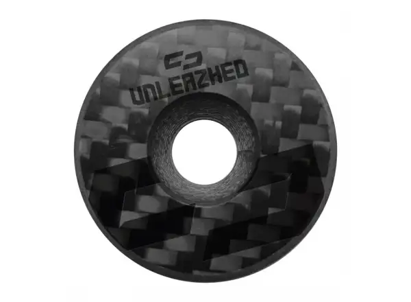 Unleazhed Unloose CF01 headset cap Carved Logo black