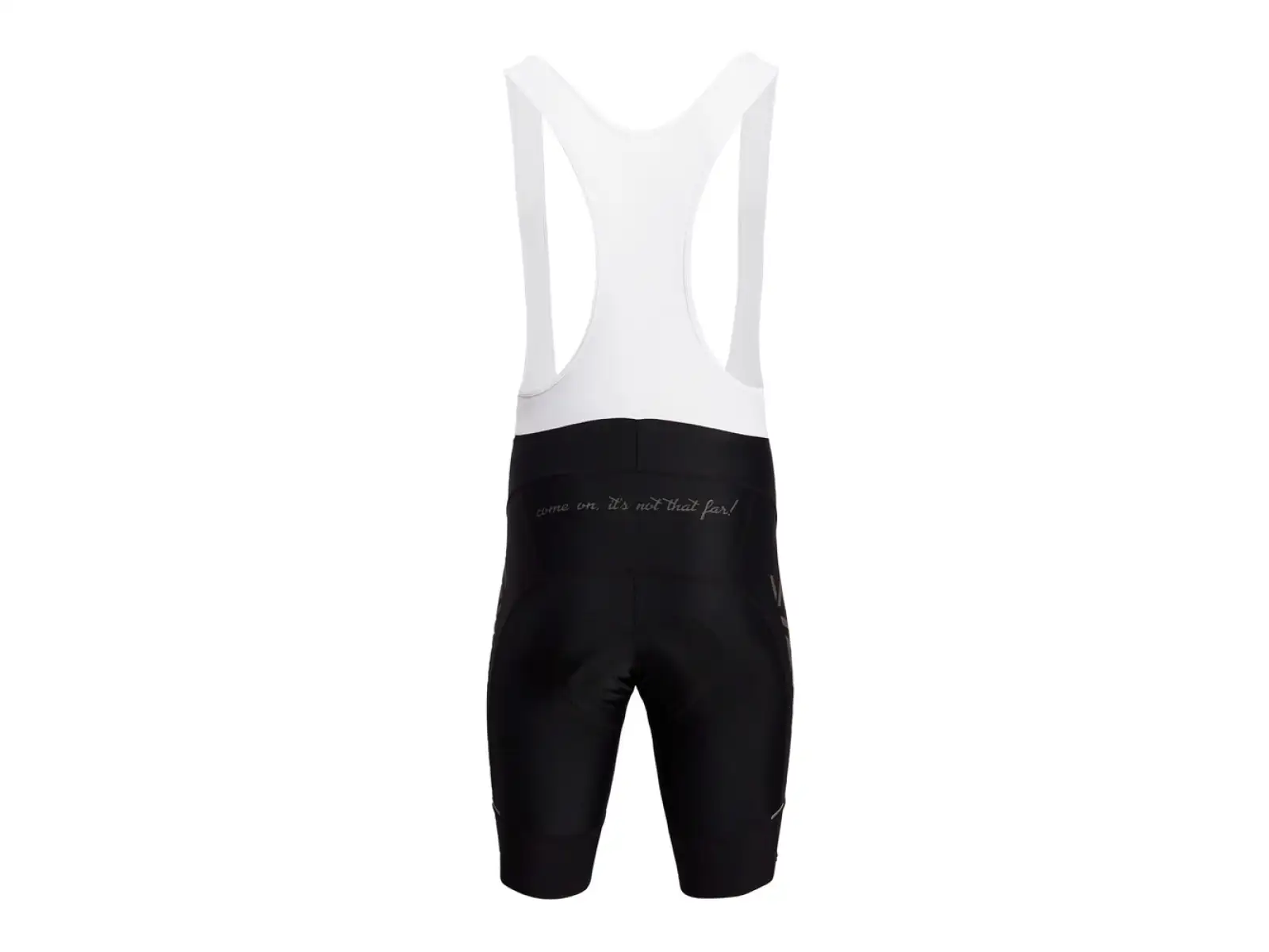 Silvini Suelo Bib men's shorts with brace and padding Black/White