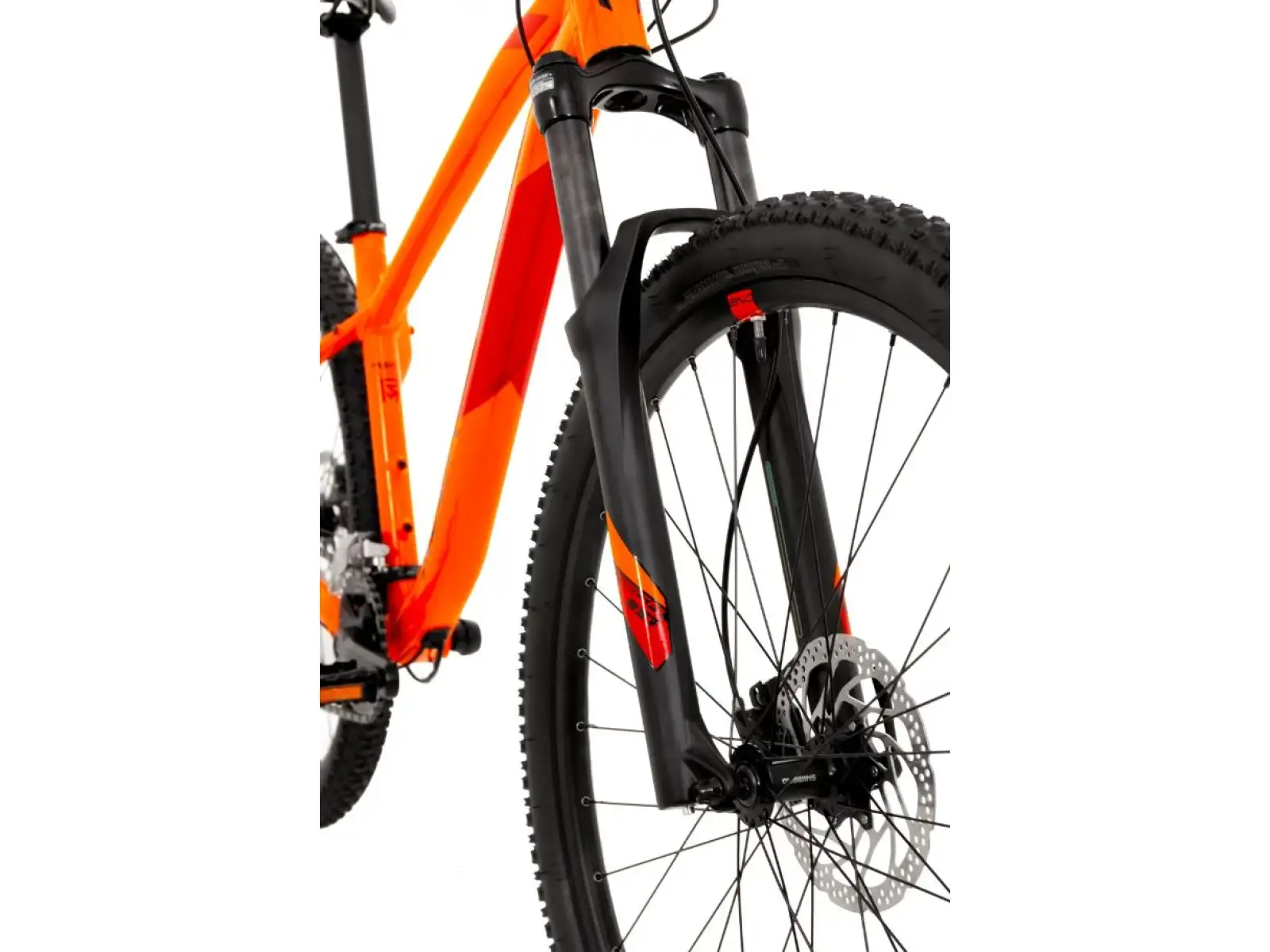 Rock Machine Blizz 10-29 gloss neon orange/dark red/black mountain bike