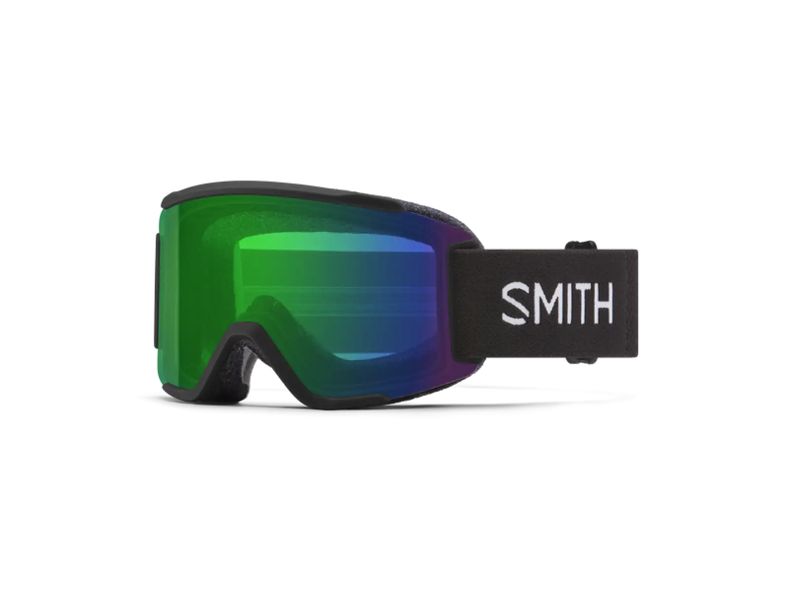 Smith Squad S ski goggles Black / ChromaPop Everyday Green Mirror + Clear
