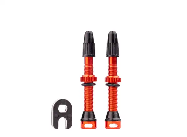 Tune Valve 44mm alu UST valve 2 pcs red