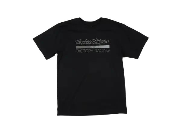 Troy Lee Designs Factory Racing men's T-shirt short sleeve Black/Reflective