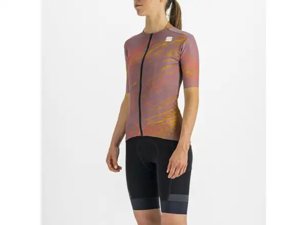 Sportful Cliff Supergiara women's jersey short sleeve mauve
