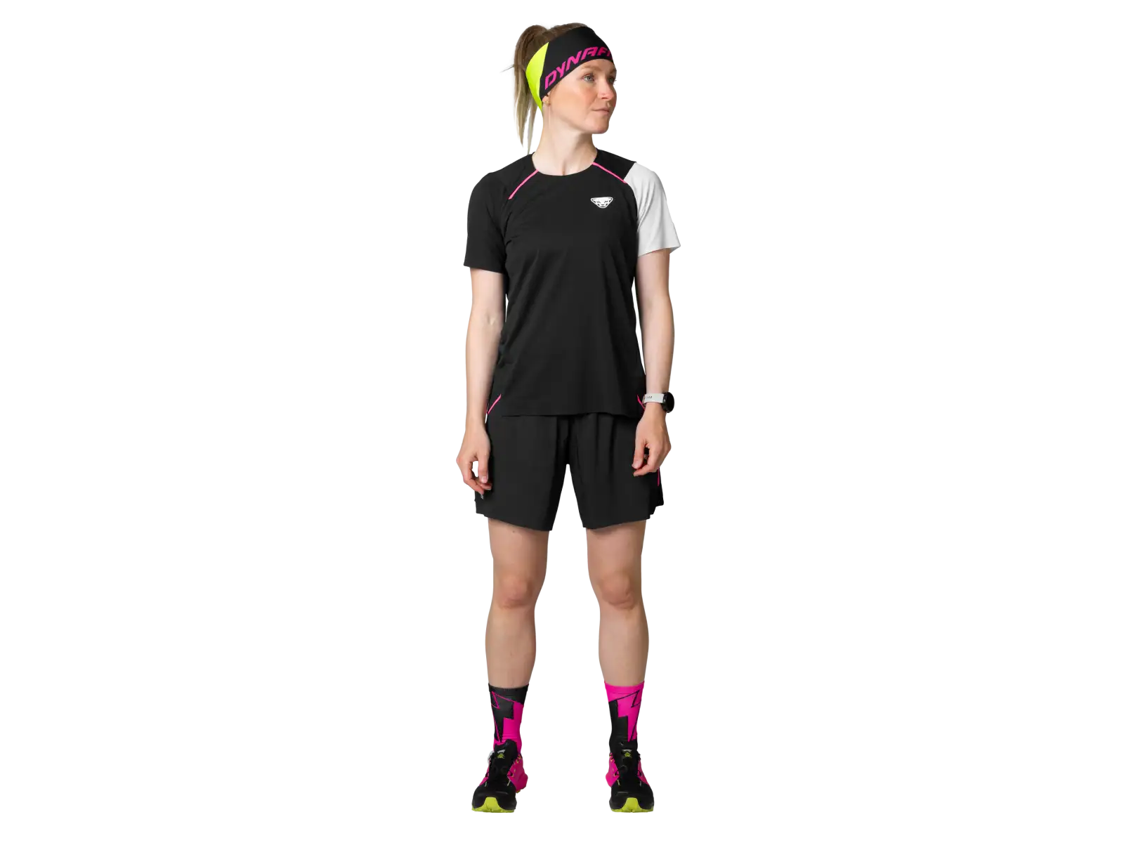Dynafit DNA women's running shirt short sleeve Black Out