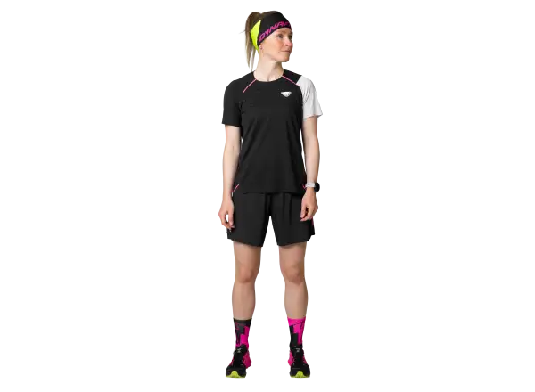 Dynafit DNA women's running shirt short sleeve Black Out