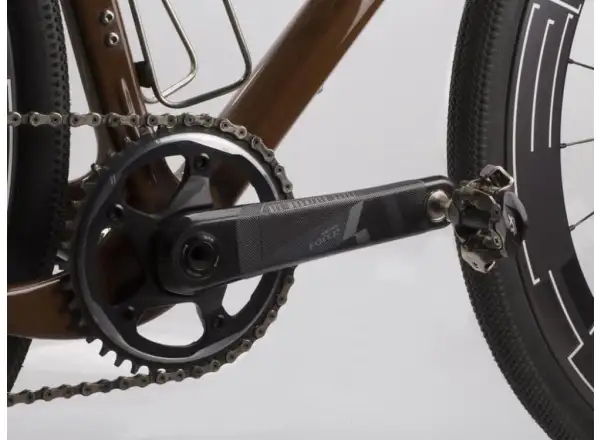 All Mountain Style protective decals for cranks Clear/Silver