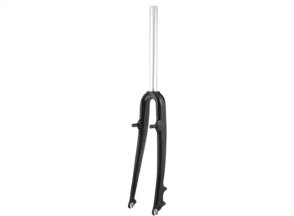 Force trekking rigid carbon fork 1 1/8" AHEAD glossy black
