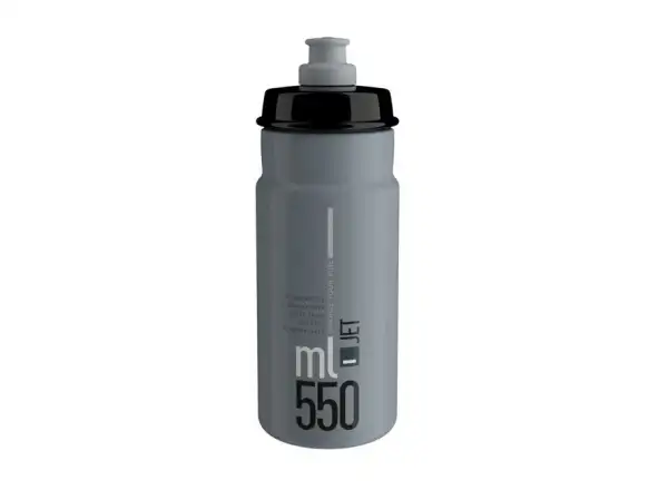 Elite Jet bottle 550 ml grey/black logo