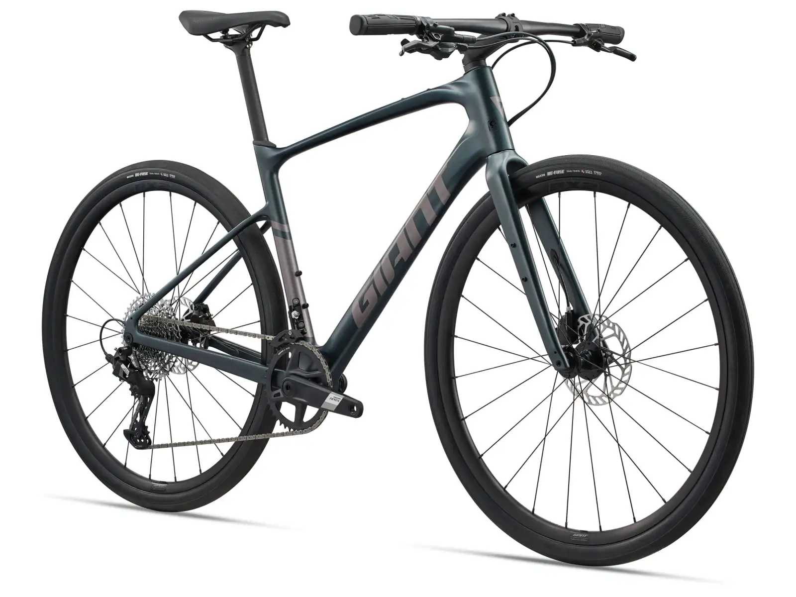 Giant FastRoad AR Advanced 1 road bike Asphalt Green