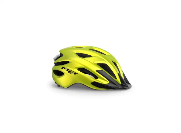 MET Crossover helmet yellow metallic