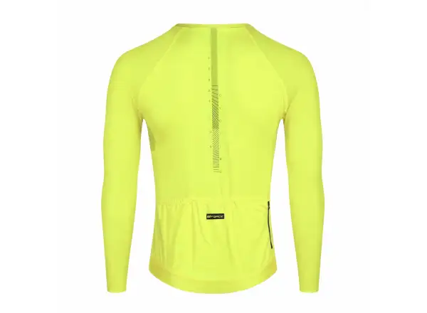 Force Sway cycling jersey long sleeve fluo