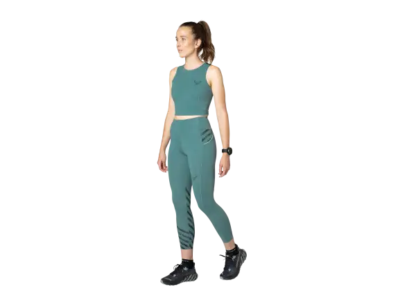 Dynafit Trail Crop Top women's sleeveless shirt Atlantic