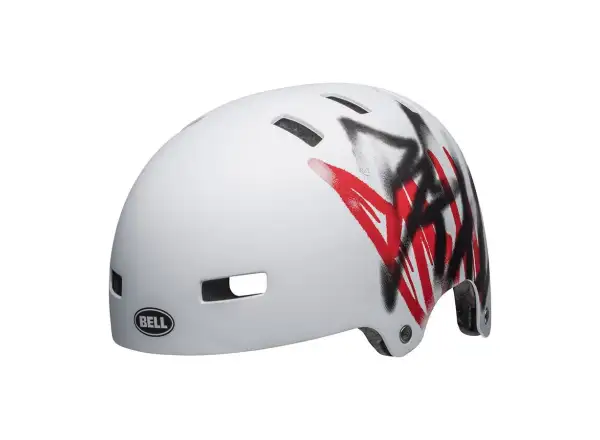 Bell Local helmet Mat White Scribble