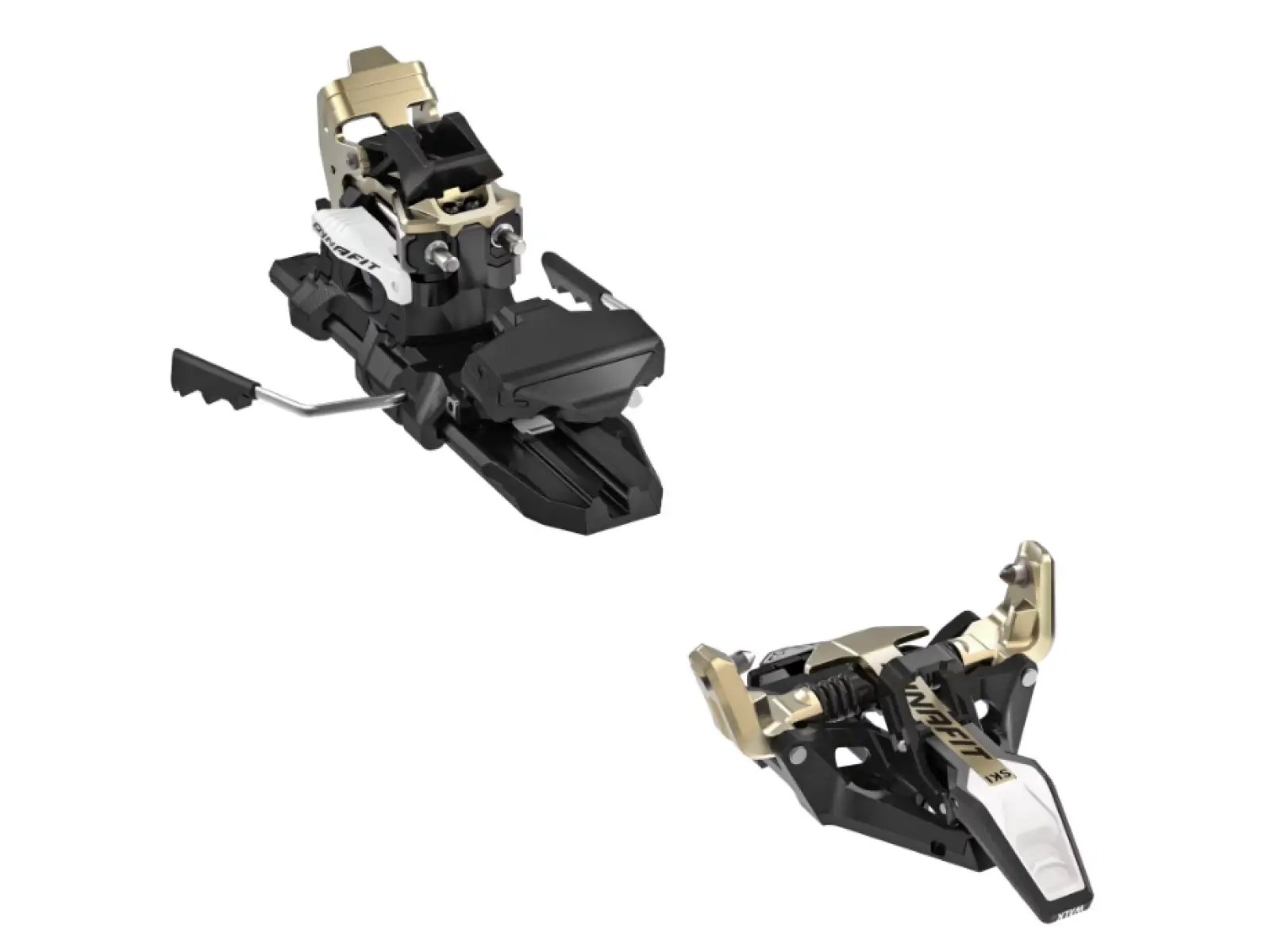 Dynafit Ridge ski touring bindings Black Out/Gold