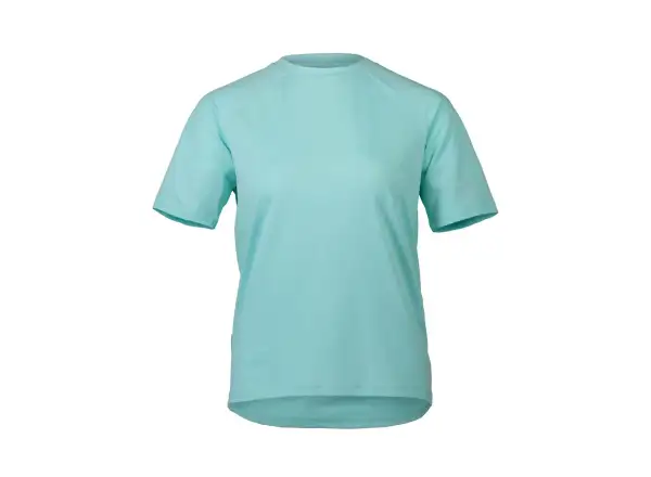 POC Essential Tee women's MTB Jersey Short Sleeve Light Kalkopyrit Blue, size M
