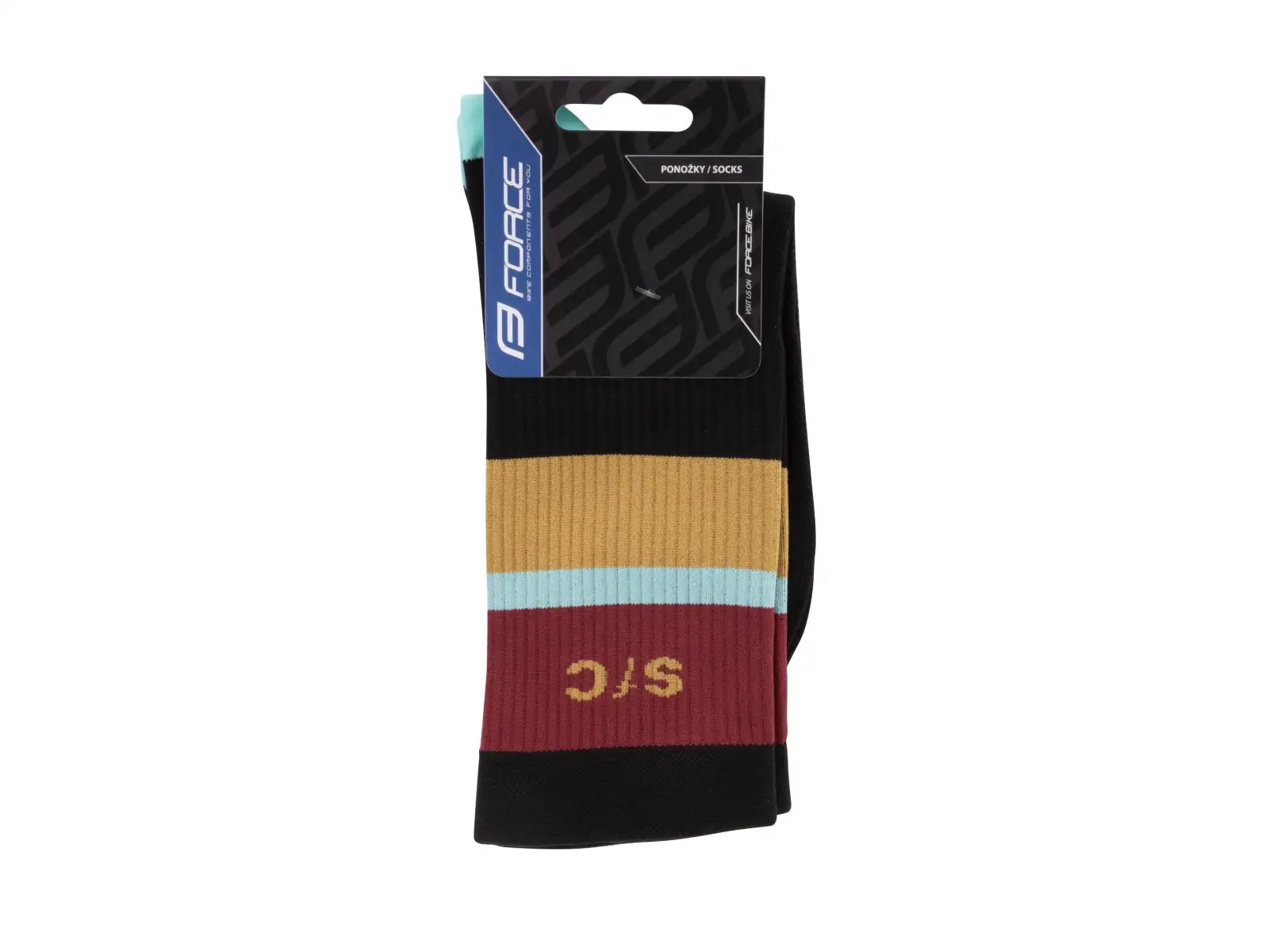Force Stripe long socks black