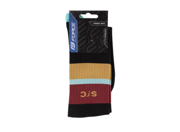 Force Stripe long socks black