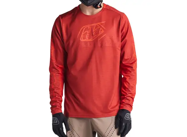 Troy Lee Designs Sprint Icon jersey long sleeve Fire Orange SAMPLE