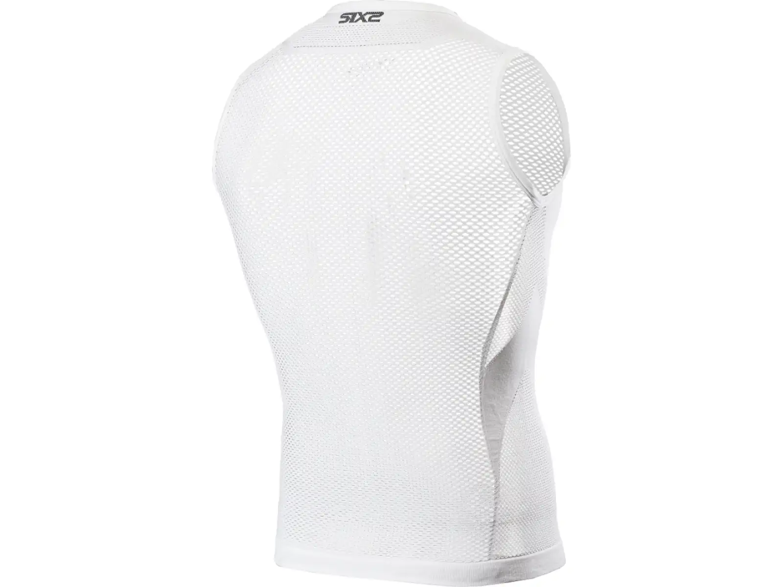 SIXS SMRX mesh sleeveless shirt white