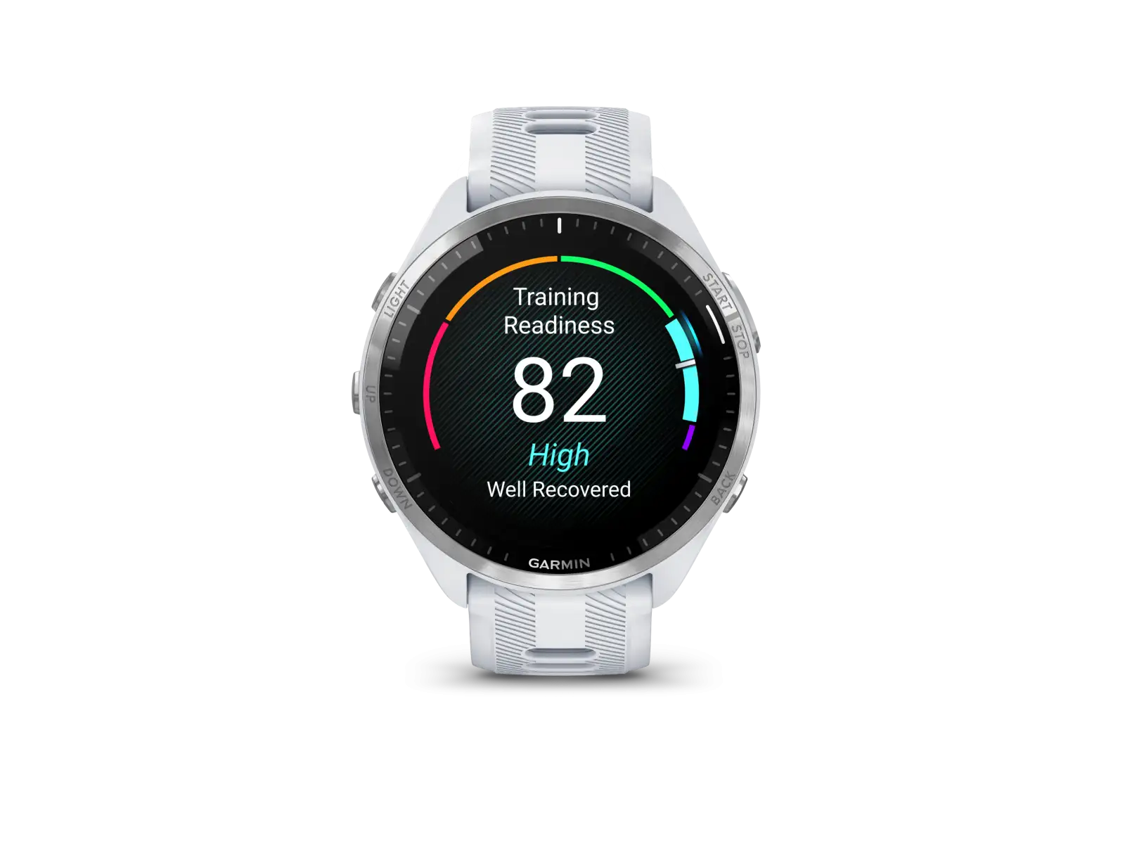 Garmin Forerunner 965 smart watch Silver Titan/White