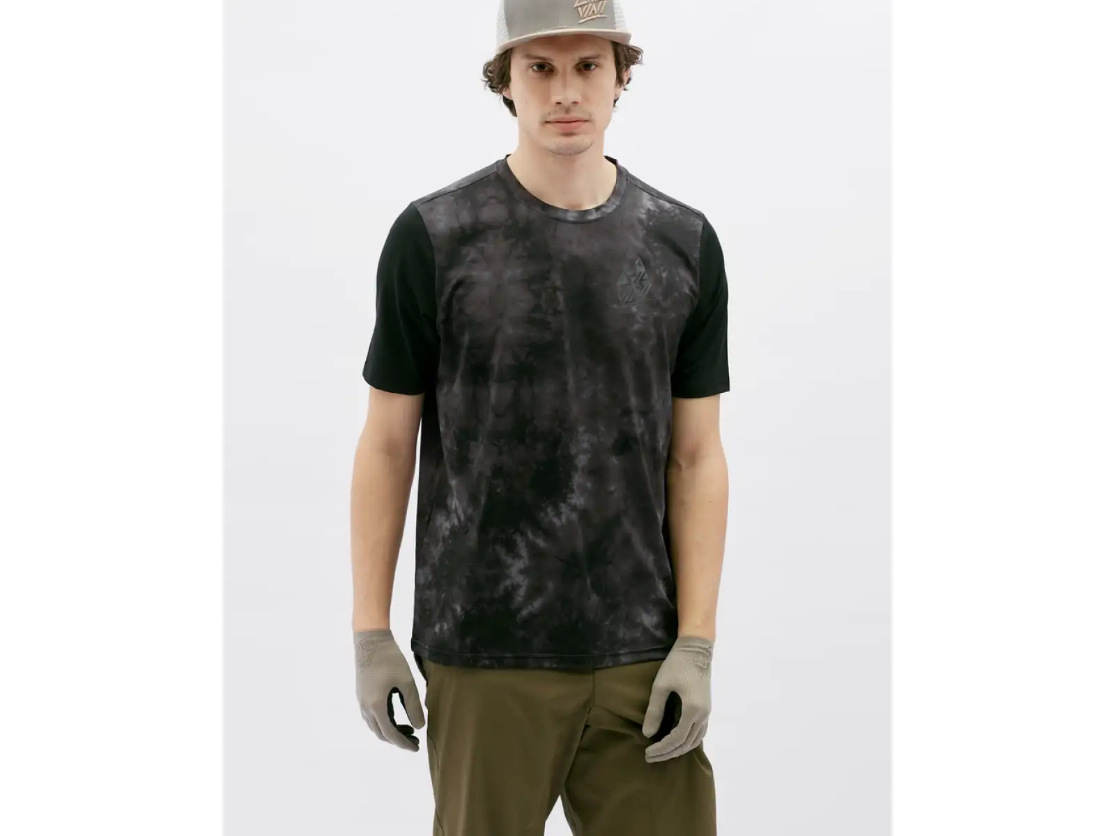 Silvini Aldeno men's jersey short sleeve Charcoal/Black