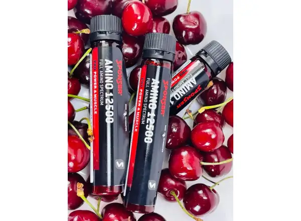 Sponser Amino 12500 amino acids in ampoules 25 ml Cherry