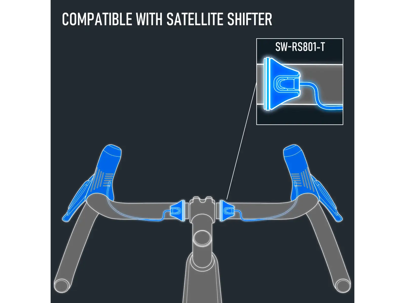 Shimano GRX Di2 ST-RX825 12sp. right shift and rear brake lever