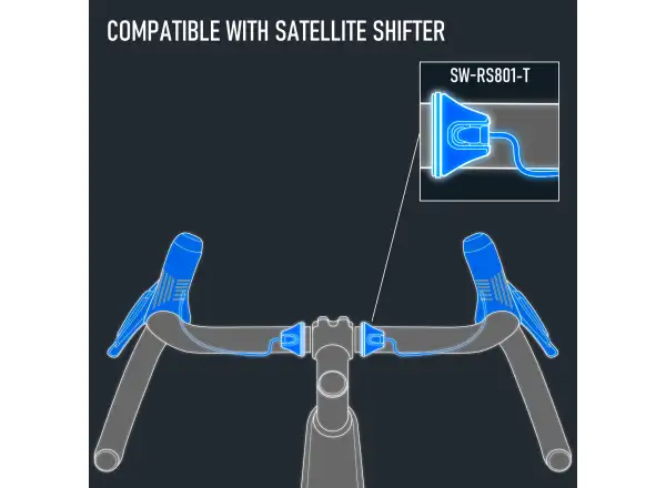 Shimano GRX Di2 ST-RX825 12sp. right shift and rear brake lever