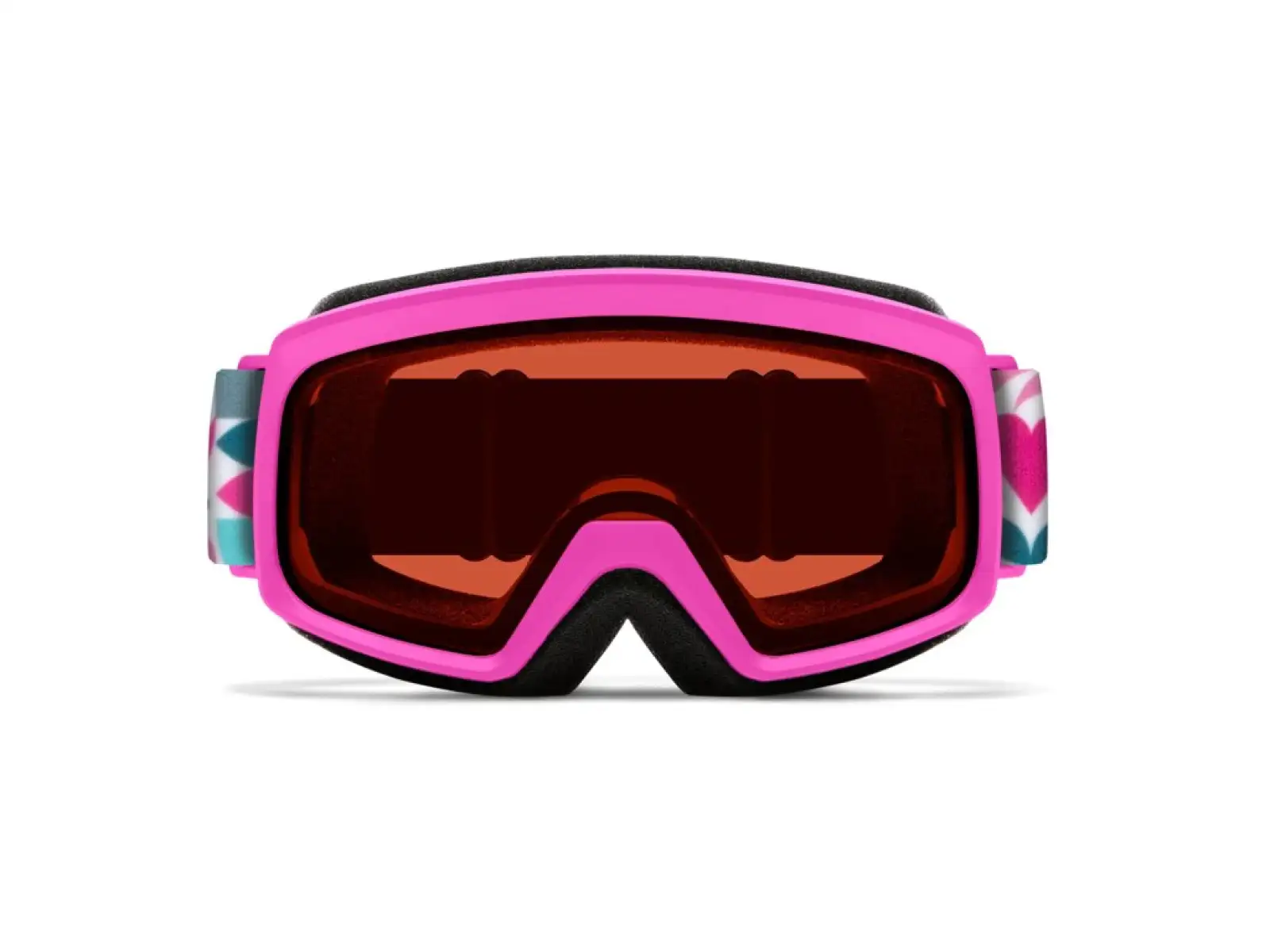 Smith Rascal children's ski goggles Vivid Pink Hearts / RC36