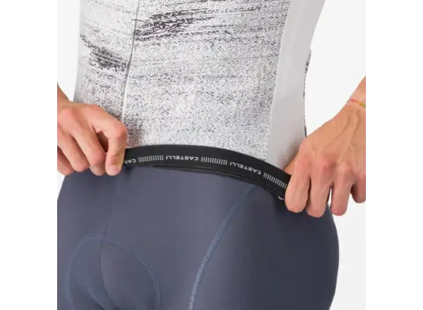 Castelli Stratus Logo men's jersey short sleeve White/Smoky Gray
