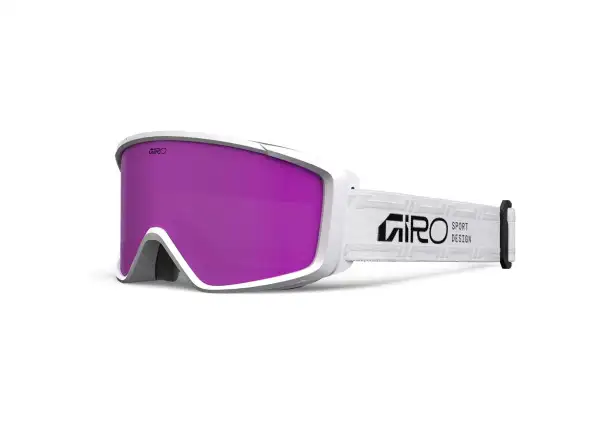 Giro Index 2.0 ski goggles White Stacked/Amber Pink