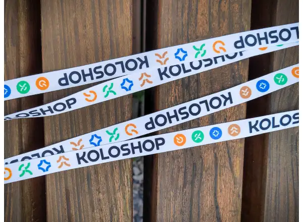 Koloshop lanyard white