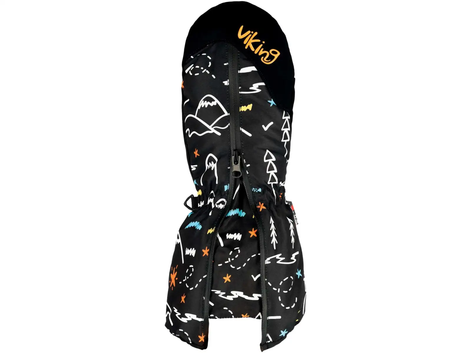 Viking Snoppy children's gloves black