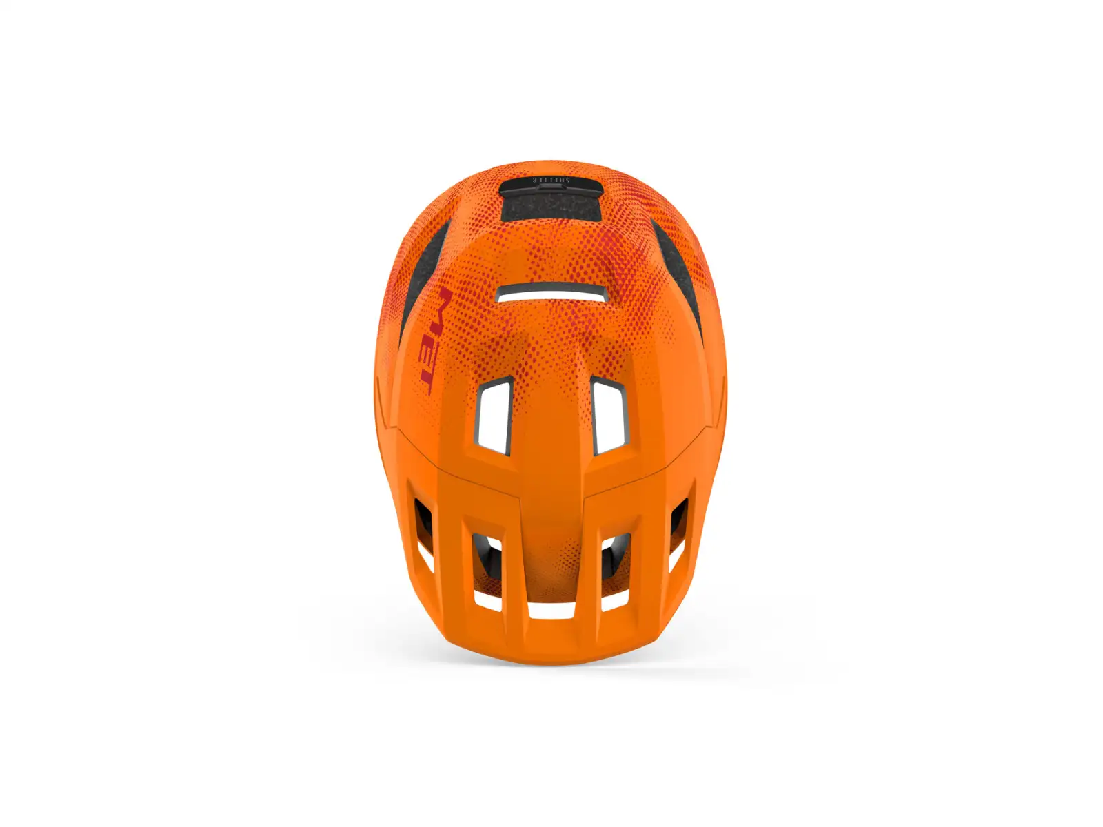 MET Shelter Youth children's helmet Orange Red