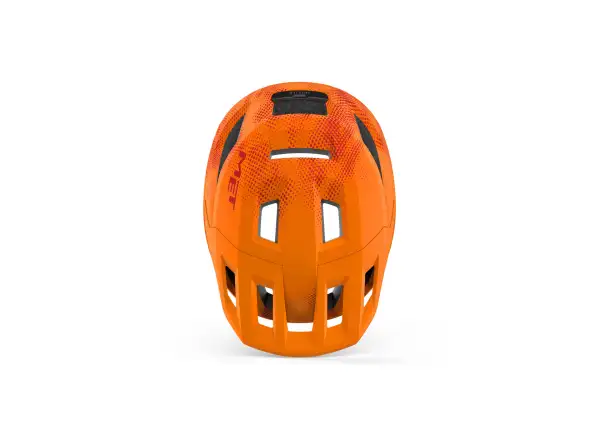 MET Shelter Youth children's helmet Orange Red
