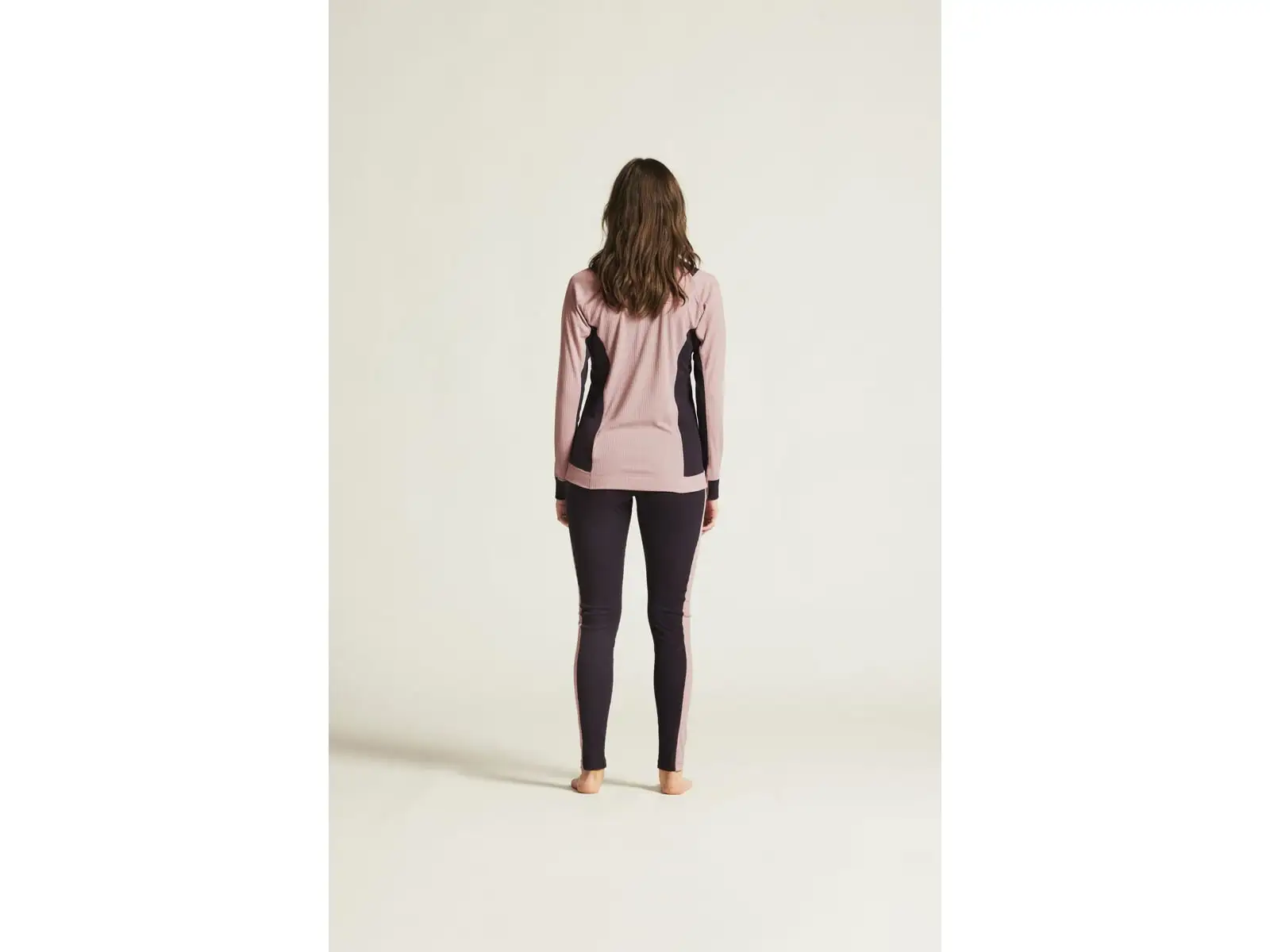 Craft Core Dry Baselayer women's set long sleeve shirt+pants pink