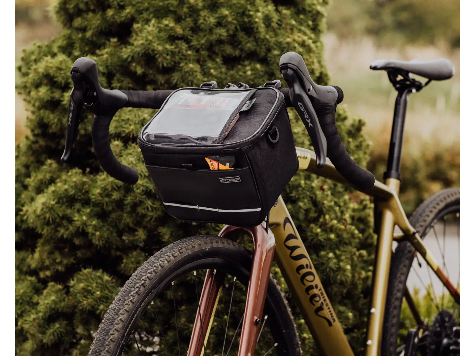 Force Cube handlebar bag 4 l black