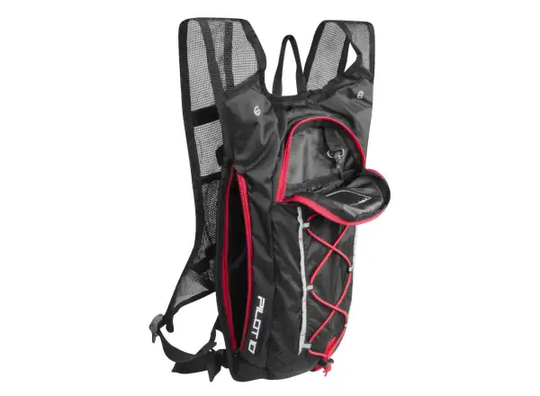 Force Pilot Plus backpack 10+2 l reservoir black/red