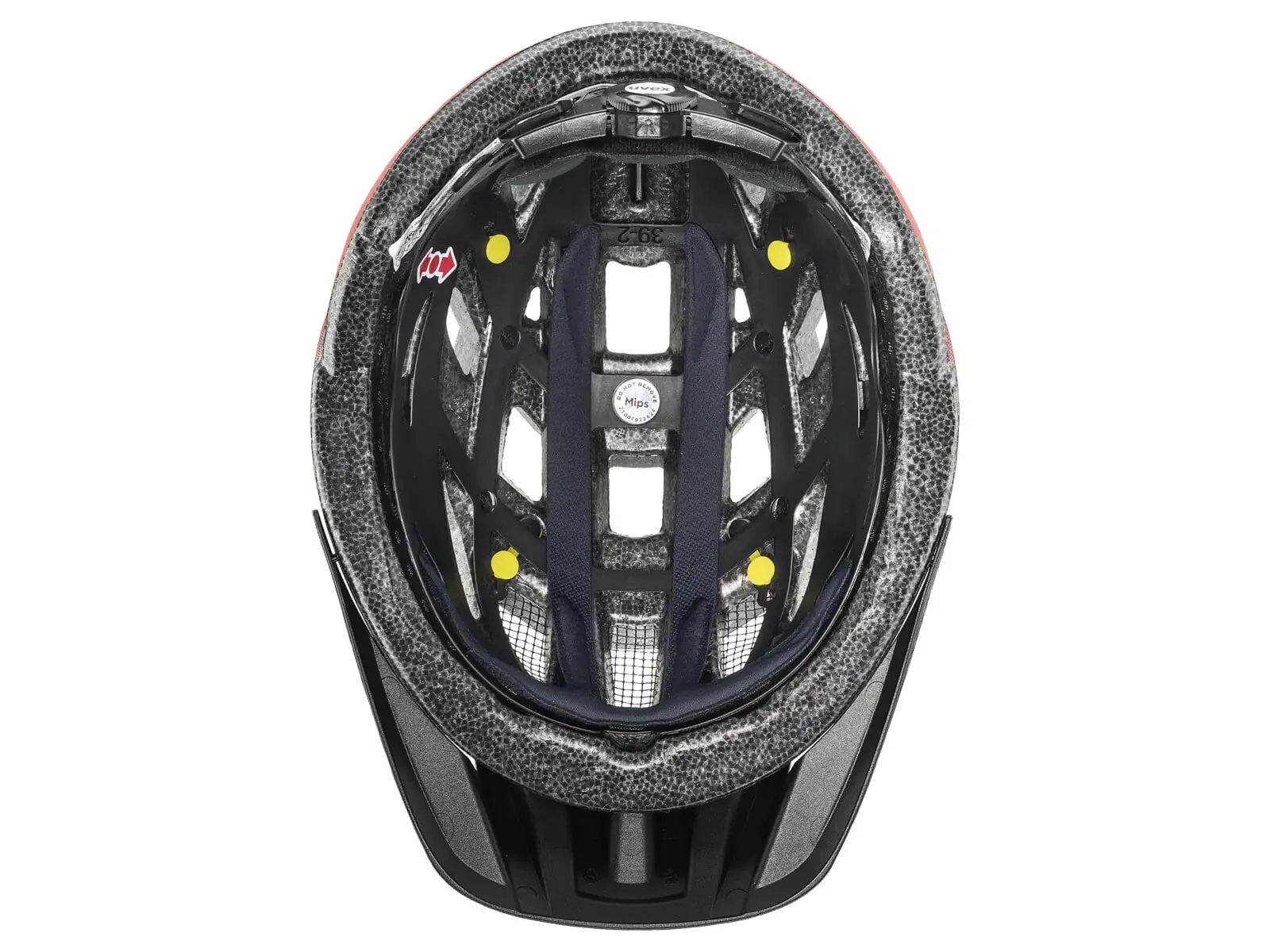 Uvex I-VO CC MIPS helmet Black/Red Matt